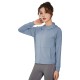 聚衣堂运动服女宽松蜜桃瑜伽服健身跑步服速干连帽开衫运动外套