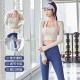 聚衣堂挂脖免穿文胸高强度防震瑜伽上衣速干女健身运动瑜伽套装