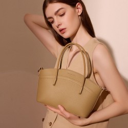 包包女2024秋冬新款头层牛皮通勤手提包韩版休闲大容量真皮单肩包