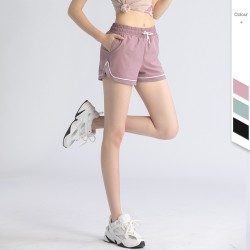Fake two -piece fitness drawing shorts, shorts, summer defense, light, loose casual breathable, morning run sports speed dry pants