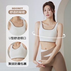 聚衣堂薄款跑步健身瑜伽高强度防震聚拢固定一体式运动内衣