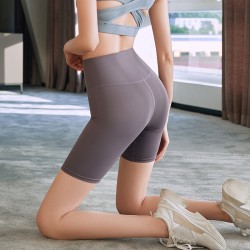 European and American peach female yoga pants pentagram, hip hip, high waist tights leggings sports tight pants shorts