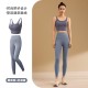 聚衣堂新款春夏季瑜伽服女健身高腰提臀显瘦瑜伽健身裤运动套装