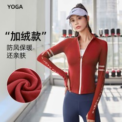 Jieyitang autumn and winter outside wearing running sports fitness belt zipper slim