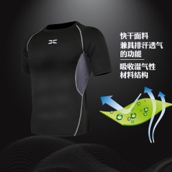 Fitness clothing male tight body dress gym morning running basketball set training clothing in autumn and winter three sets
