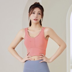聚衣堂季运动文胸防震聚拢跑步胸罩背心蝴蝶结瑜伽美背运动内衣
