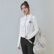 聚衣堂新款蜜桃线感运动显瘦修身瑜伽反光长袖骑行服外套