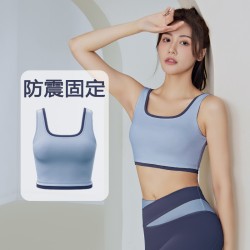 聚衣堂薄款跑步健身瑜伽高强度防震聚拢固定一体式运动内衣
