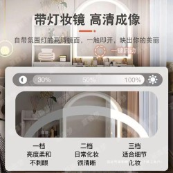化妆台美式化妆简易小型网红现代简约桌子镜子小户型梳妆台卧室大