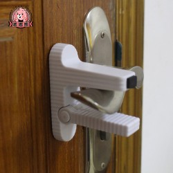 嘟嘟熊 亚马逊宝宝门把手锁 door lever lock 防开门儿童安全门锁