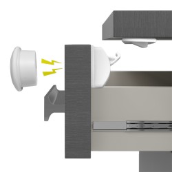 嘟嘟熊  儿童隐形安全锁 宝宝防夹手抽屉柜门锁安全锁扣磁力锁