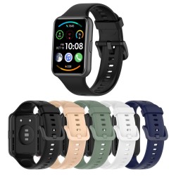 适用于华为watch fit2硅胶表带运动替换硅胶表带现货批发