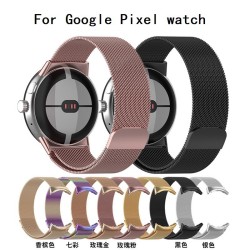 适用于Google Pixel2/1 watch米兰表带不锈钢磁吸米兰尼斯现货