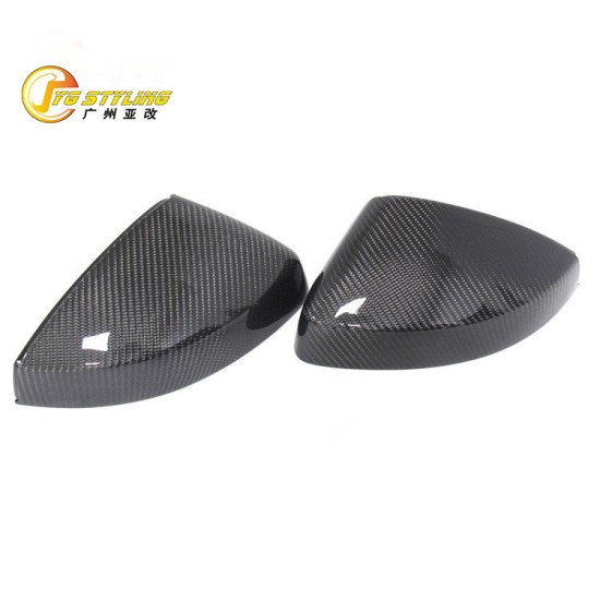 适用于奥迪新A3RS3S3碳纤维后视镜壳罩Carbonfiber miirror cover