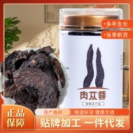 汉谯堂肉苁蓉片 新疆肉苁蓉大芸切片泡酒料125克罐装批发