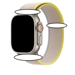 适用于苹果野径表带apple watch8用编织尼龙回环表带现货