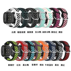 适用于fitbit versa3/4双色硅胶表带sense运动透气表带现货