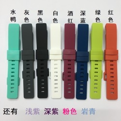 适用fitbit inspire hr硅胶表带单色官方款替换运动腕带现货批发