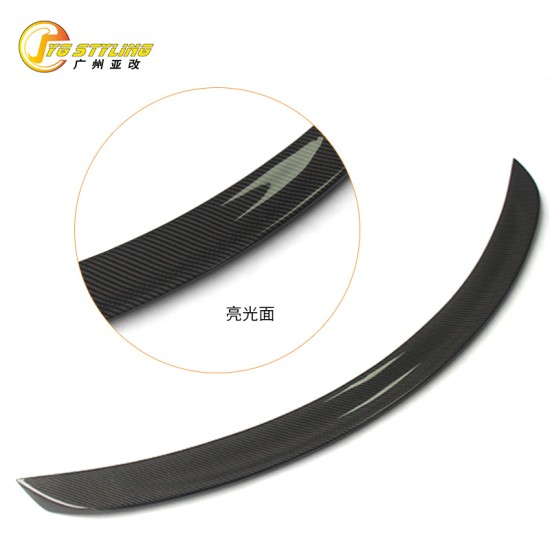 跨境专供适用于特斯拉modelS改装碳纤维压尾翼Carbonfiberspoiler