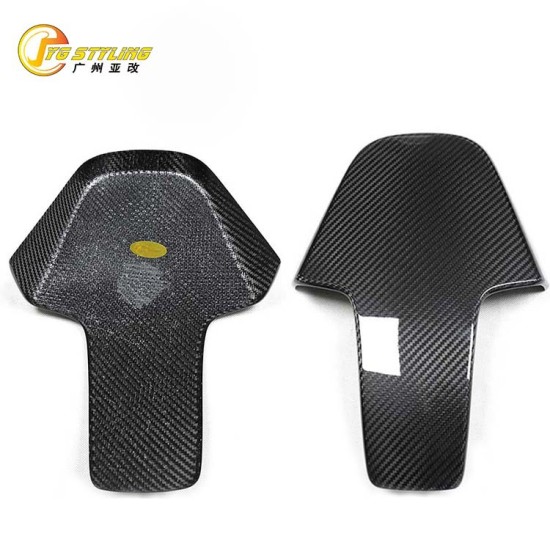 适用宝马M3M4M8/X3MX4M干式碳纤维座椅靠背头枕盖Seat Back Cover