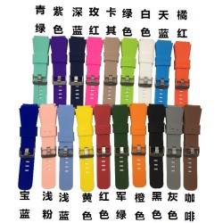 适用华米AMAZFIT2硅胶表带运动款斜纹替换表带现货批发