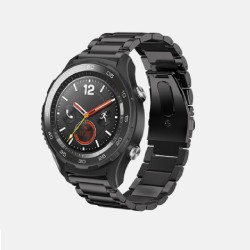 适用华为watch3pro/GT2e表带智能不锈钢金属带精钢20/22mm表带