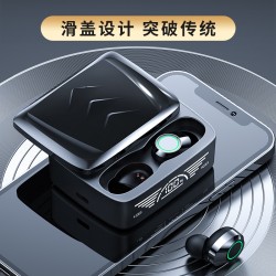 跨境新品BQ30无线蓝牙耳机tws数显滑盖智能触控数显音乐无线耳机