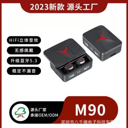 跨境电商爆款滑盖M90 M99 M88蓝牙耳机无线蓝牙入耳式TWS 5.3版本